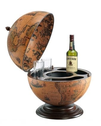 Mappamondo Bar Da Tavolo  "Nettuno"