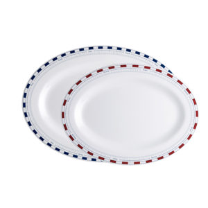 Set Piatti Melamina Portata Ovali,
  Collezione Mistral