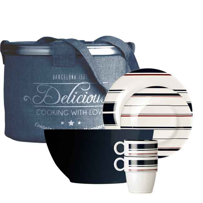 Set Stoviglie Melamina 4 Persone,
Collezione Monaco