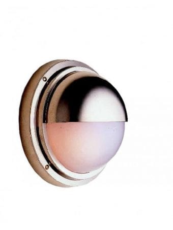 Lampada Applique In Ottone Con Schermo
