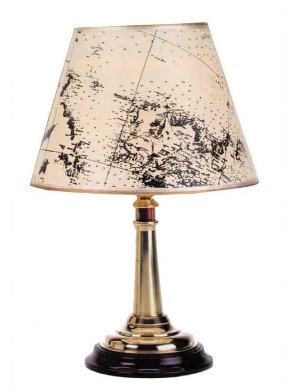 Lampada In Ottone Pergamena