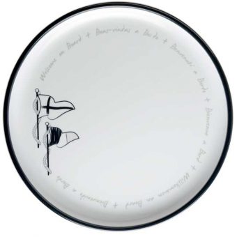 Piatto Melamina Piano Antiscivolo,
  Collezione Welcome On Board