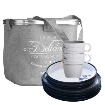 Welcome Pack Set Stoviglie - 24 Pezzi,
  Collezione Welcome On Board