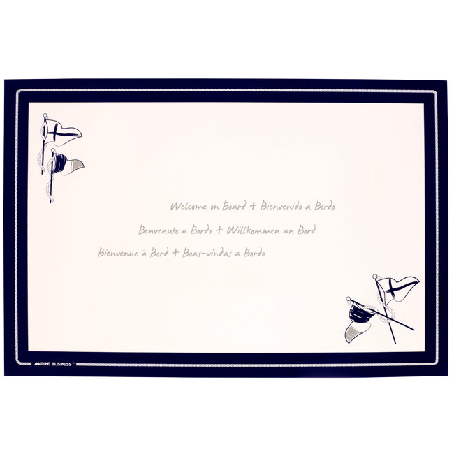 Tovagliette In Plastica, Collezione
Welcome On Board - Set Americani