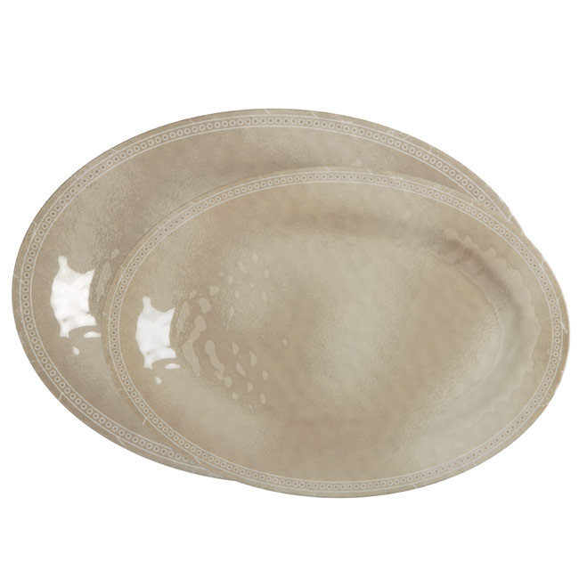 Piatti Melamina Portata Ovali, Collezione
Harmony - Sand