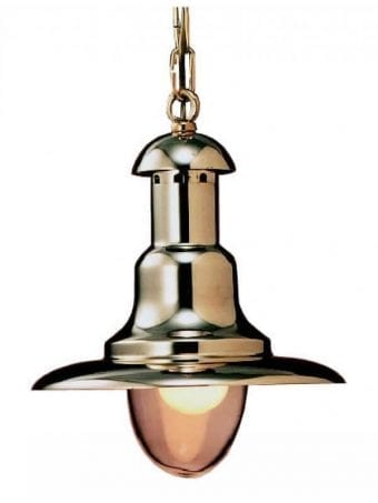 Lampadario In Ottone
