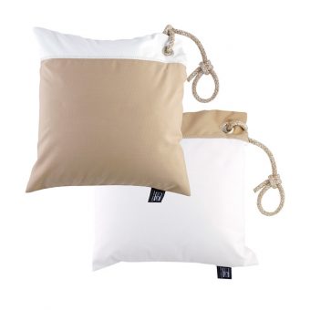 Cuscino Antivento + Imbottitura
  Waterproof – Beige, 2 Pc
