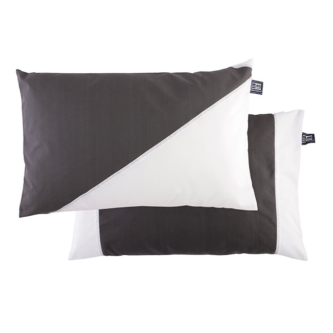 Cuscino + Imbottitura Waterproof –
Antracita, 2 Pc