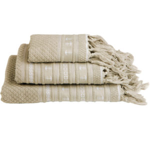 Set Asciugamani, Collezione Santorini
  Anchors – Beige