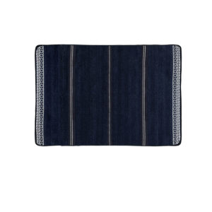 Tappetino Antiscivolo Blu Navy Waves,
  Collezione Santorini