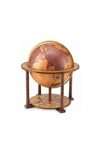 Mappamondo Bar Gea Con Base In Legno  "Aries"