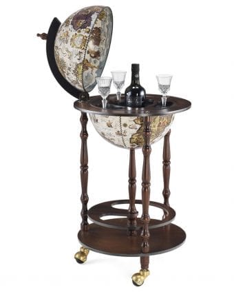 Piccolo Mappamondo Bar Da Terra Con Ruote
  "Allegro"