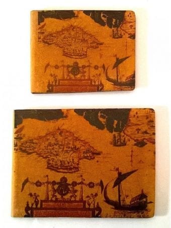 Set 2 Rubriche In Cuoio