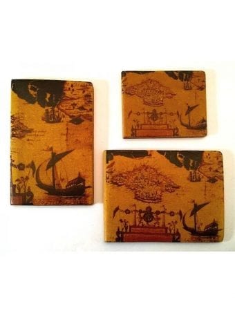 Set 2 Rubriche + Piccolo Quaderno In
  Cuoio