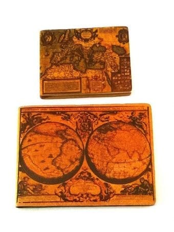 Set 2 Rubriche In Cuoio