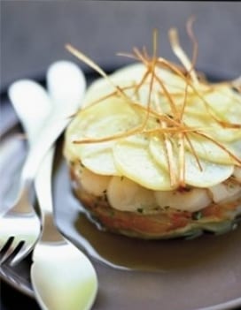 millefoglie di patate e noci