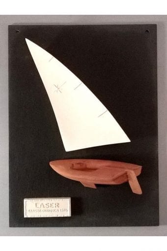 Quadretto Con Vela Bianca Bassorilievo