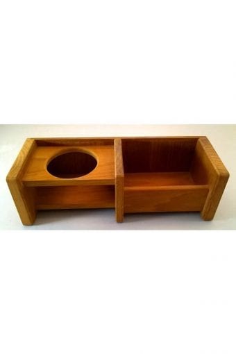 Porta Bicchieri E Portaoggetti In Teak
