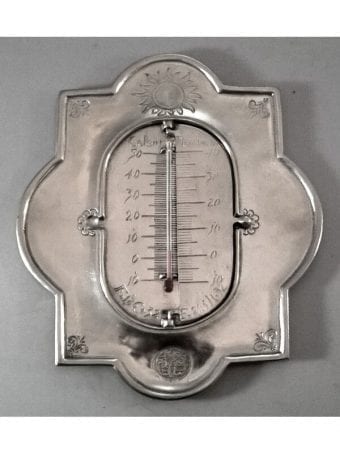 Termometro Da Muro In Peltro