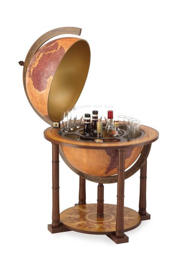 Mappamondo Bar Gea Con Ampio Vano
Portabottiglie Interno "Taurus"