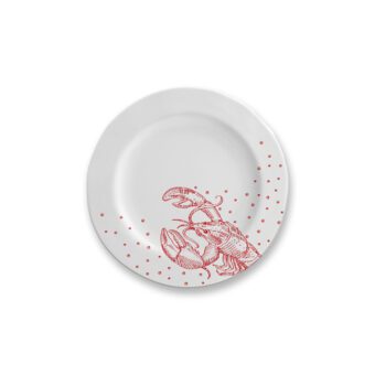 Piatto Grande Rotondo Irregolare – Homard
  Rouge