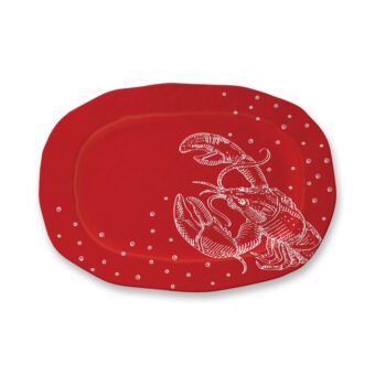 Piatto Da Portata Ovale Irregolare –
  Homard Rouge