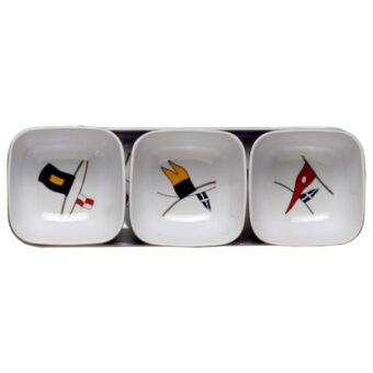 Set Aperitivo Melamina Regata, 4 Pcs