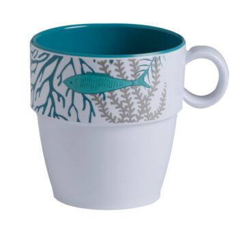 Tazza Mug Melamina Antiscivolo Coastal,
  Set 6 U.