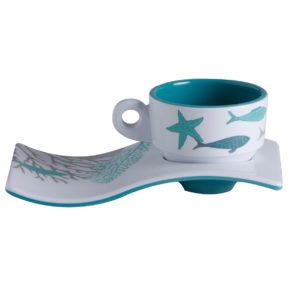 Set Caffè Melamina Antiscivolo Coastal,
  Set 6 U.