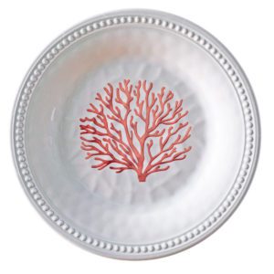 PIATTO MELAMINA DESSERT HARMONY – CORAL, 6 PC - immagine 2