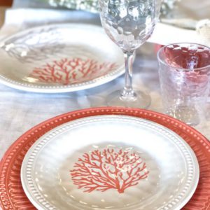 PIATTO MELAMINA DESSERT HARMONY – CORAL, 6 PC - immagine 3
